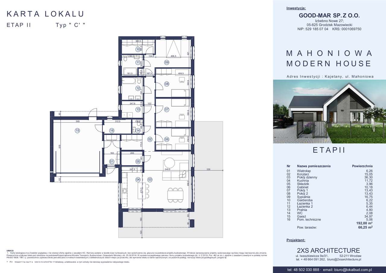 Dom jednorodzinny parterowy 192m2 , Kajetany! Oddany do użytkowania !! - Pełny obrazek: 5/11