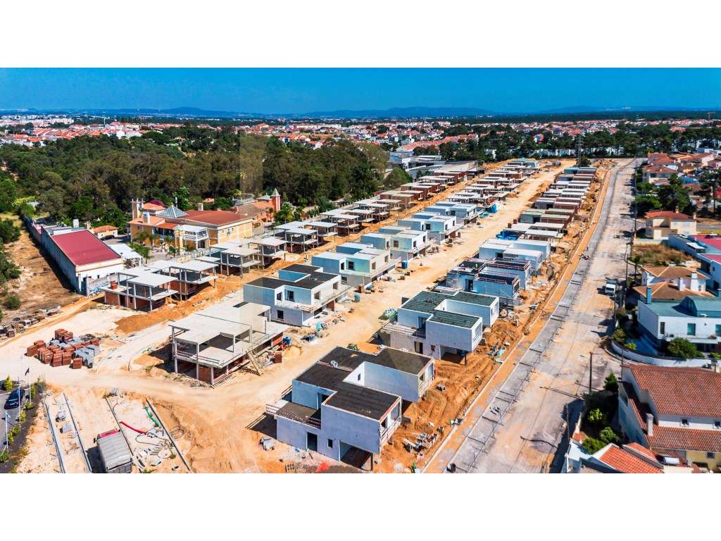 Moradia geminada nova T4 com garagem, piscina e terraço em Foros de...-29