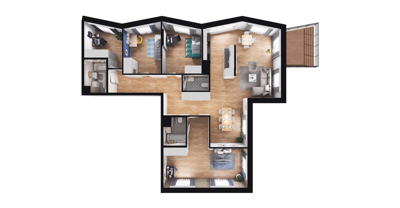 Światowida 5 | mieszkanie 5-pok. | M077 - Pełny obrazek: 4/8