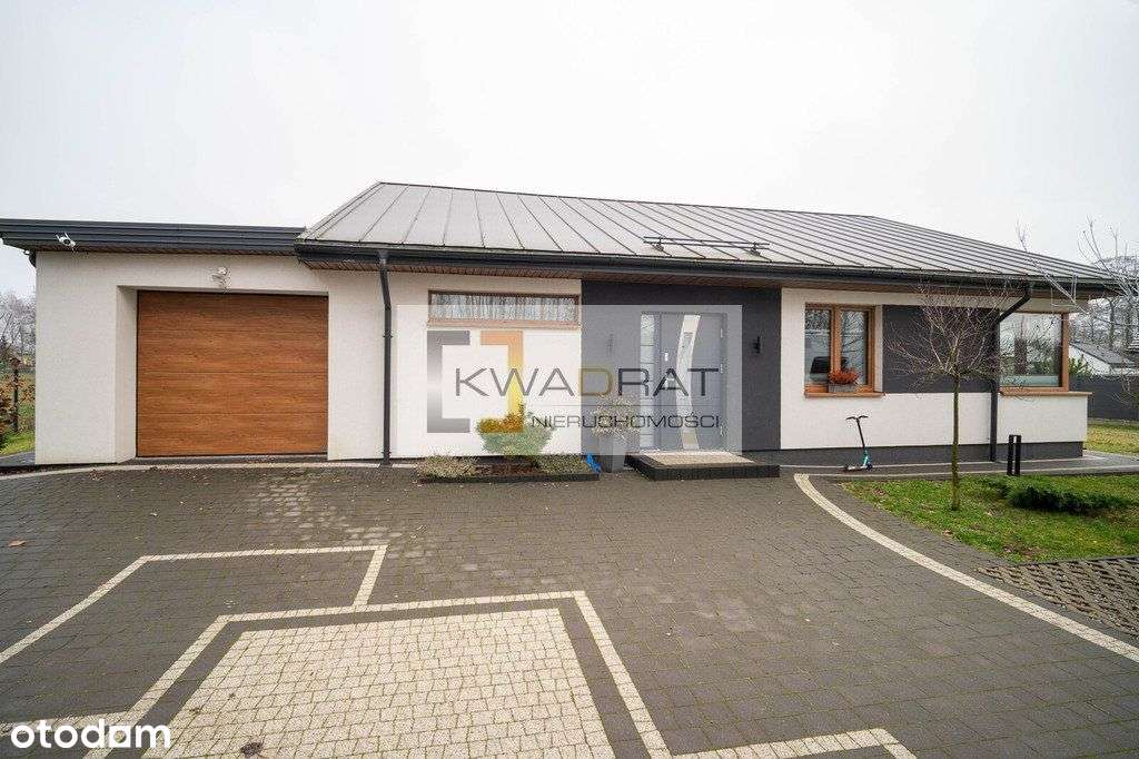 Nowoczesny dom parterowy z garażem - Cyganka-17