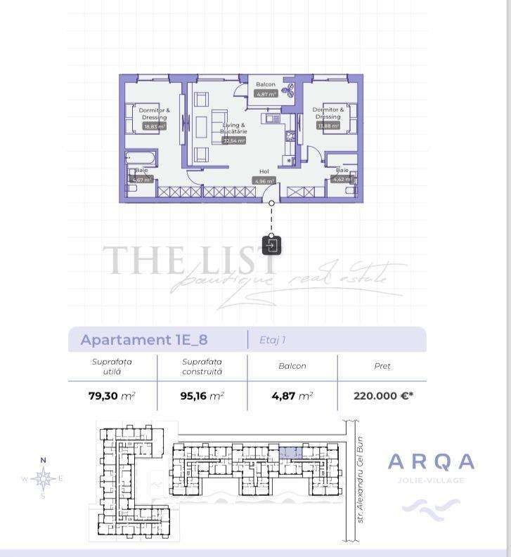 Apartament lux 3 camere I CAMBRIDGE SCHOOL | IANCU NICOLAE - Imagine principală: 5/7