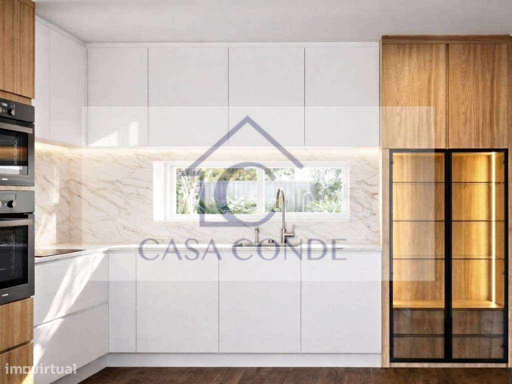 MORADIA GEMINADA T4 DUPLEX COM PISCINA | EXCELENTES ÁREAS E ACABAME...-9