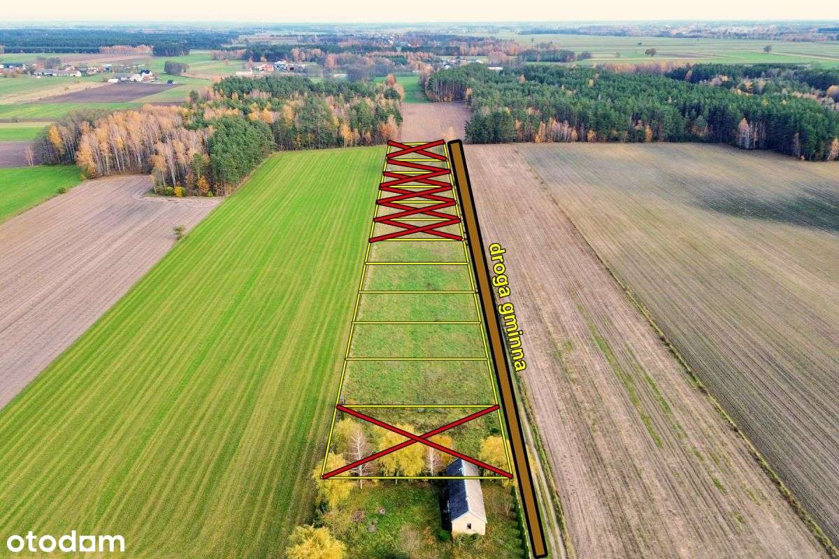 Działki budowlane w Gocłach, gm. Czerwin-2