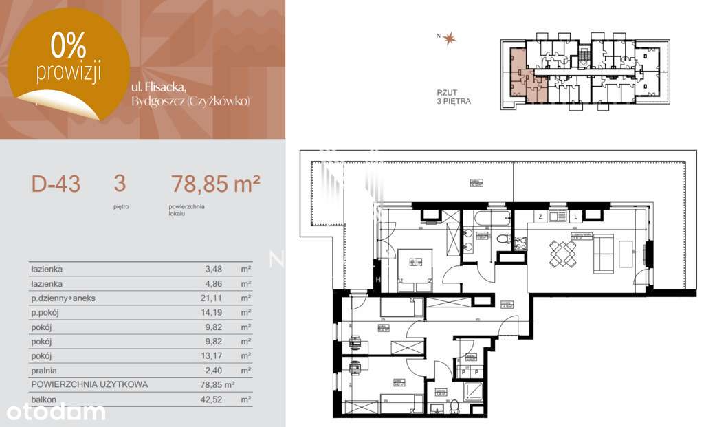 Mieszkanie 4 Pokoje Czyżkówko - Pełny obrazek: 4/4