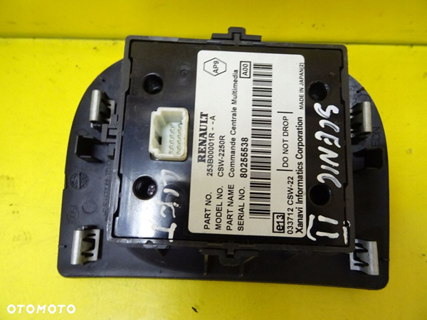 PANEL RADIA NAWIGACJI RENAULT SCENIC II LIFT - 3