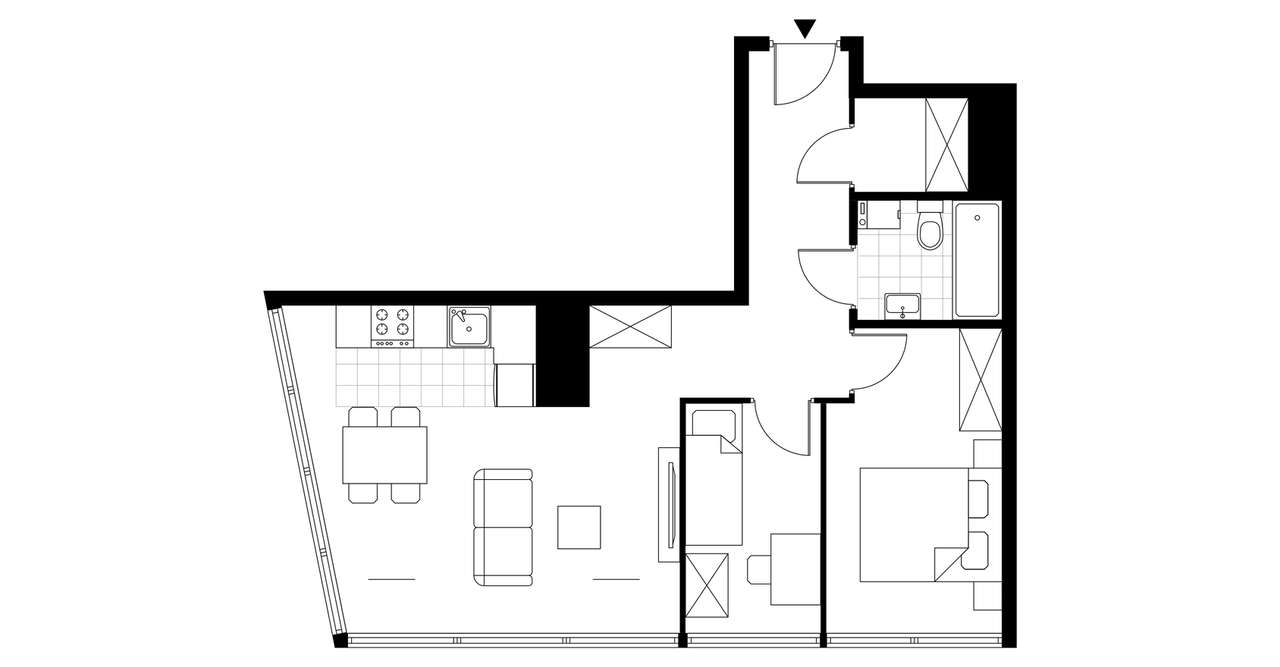 3-pokojowe mieszkanie 57m2 Bezpośrednio - Pełny obrazek: 5/10