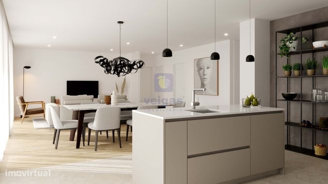 Apartamento T4 Novo em Leiria, Parceiros, com garagem dupla box fechad-1