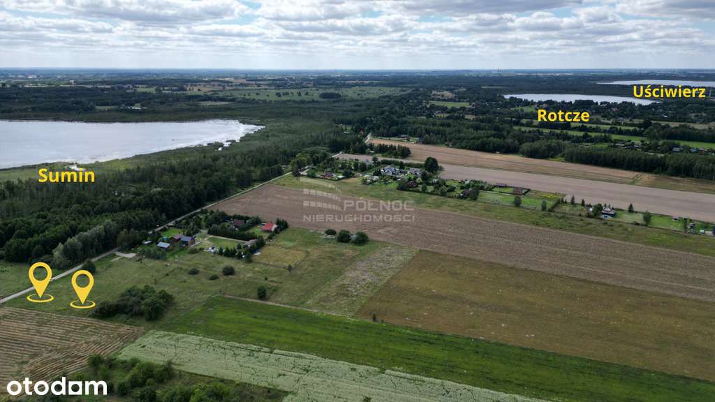 Działka letniskowa nad jeziorem Sumin, Grabniak - Pełny obrazek: 5/8
