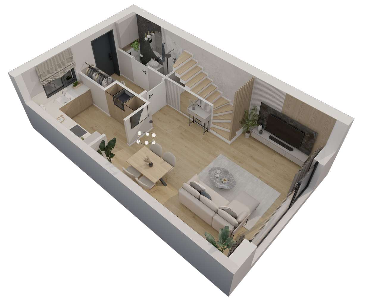 Nowy dom z ogrodem i poddaszem - Gowarzewo– PROMOCJA ŚWIĄTECZNA! - Pełny obrazek: 5/15