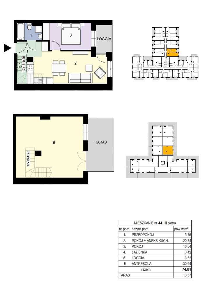 Na Pańskiej Górze | mieszkanie 44 - Pełny obrazek: 2/8