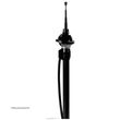 Antena auto aripa Carpoint, telescopica 80 cm, baza neagra , cablu de 1,20 m - 1