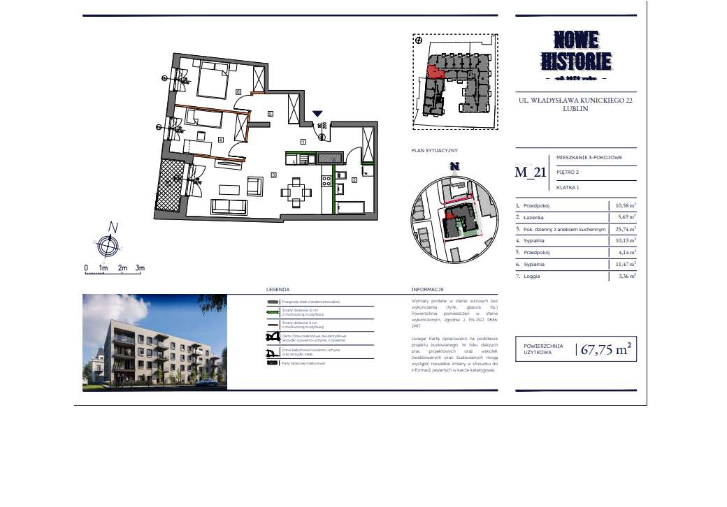 Inwestycja NOWE HISTORIE - Mieszkanie na sprzedaż - Pełny obrazek: 2/11