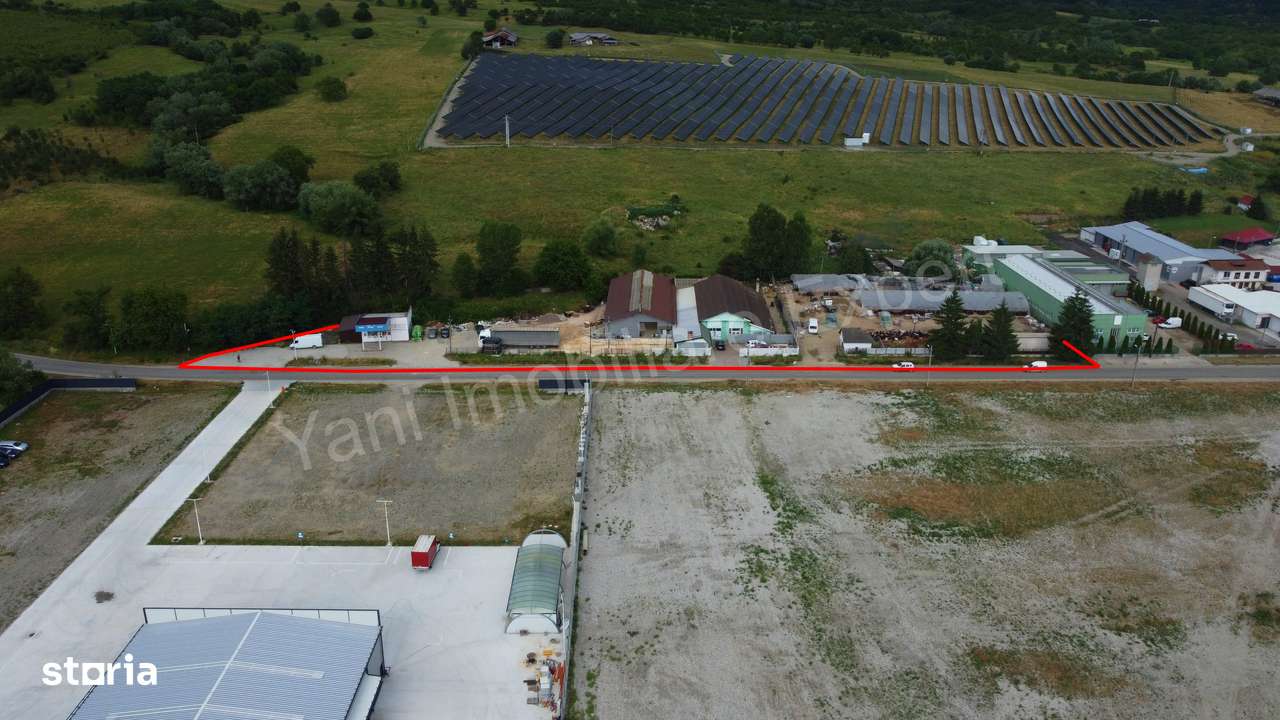 Teren + Hale Industriale de închiriat în comuna Domnești, jud Argeș. - Imagine principală: 2/20