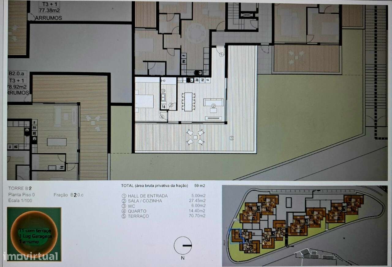 Apartamento T1, em São João da Madeira-13