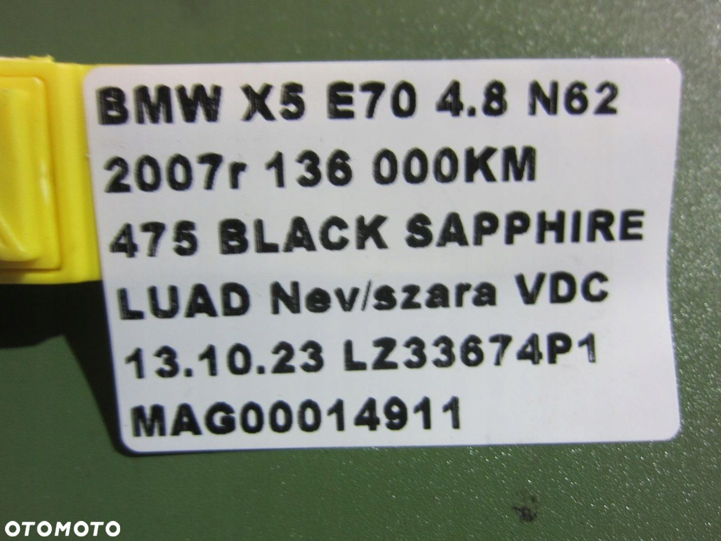 BMW X5 E70 E71 F15 ZACISK HAMULCOWY PRAWY TYLNY TYŁ 44/24 34216776790 - 7