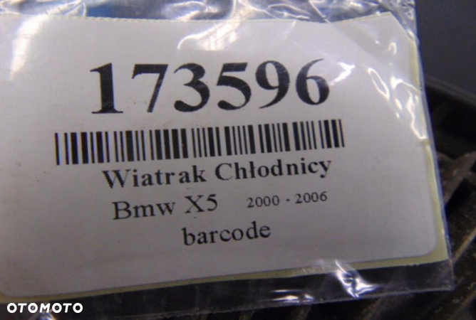BMW X5 E53 WENTYLATOR CHŁODNICY 7500339 - 4