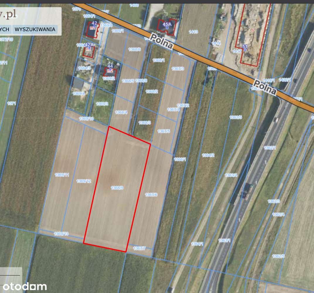 Działka pod inwestycje Baranów pod Kępnem