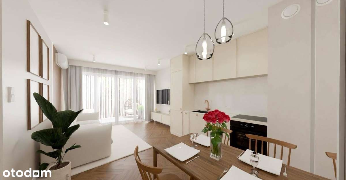 3-pokojowe mieszkanie z dużym przeszkleniem w salonie - Prądnik Biały-2