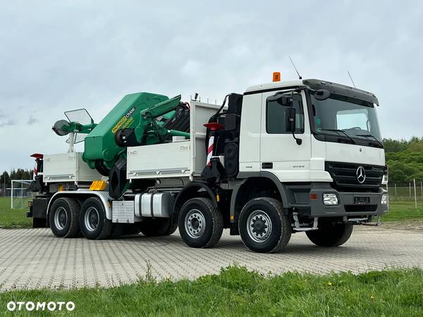 Mercedes-Benz * HDS Palfinger 150002 + FLY JIB PJ 170 * Mercedes Actros 8x6 * Dźwig * 40 TON * Wyciągarka * 35 Metrów * Kosz * - 1