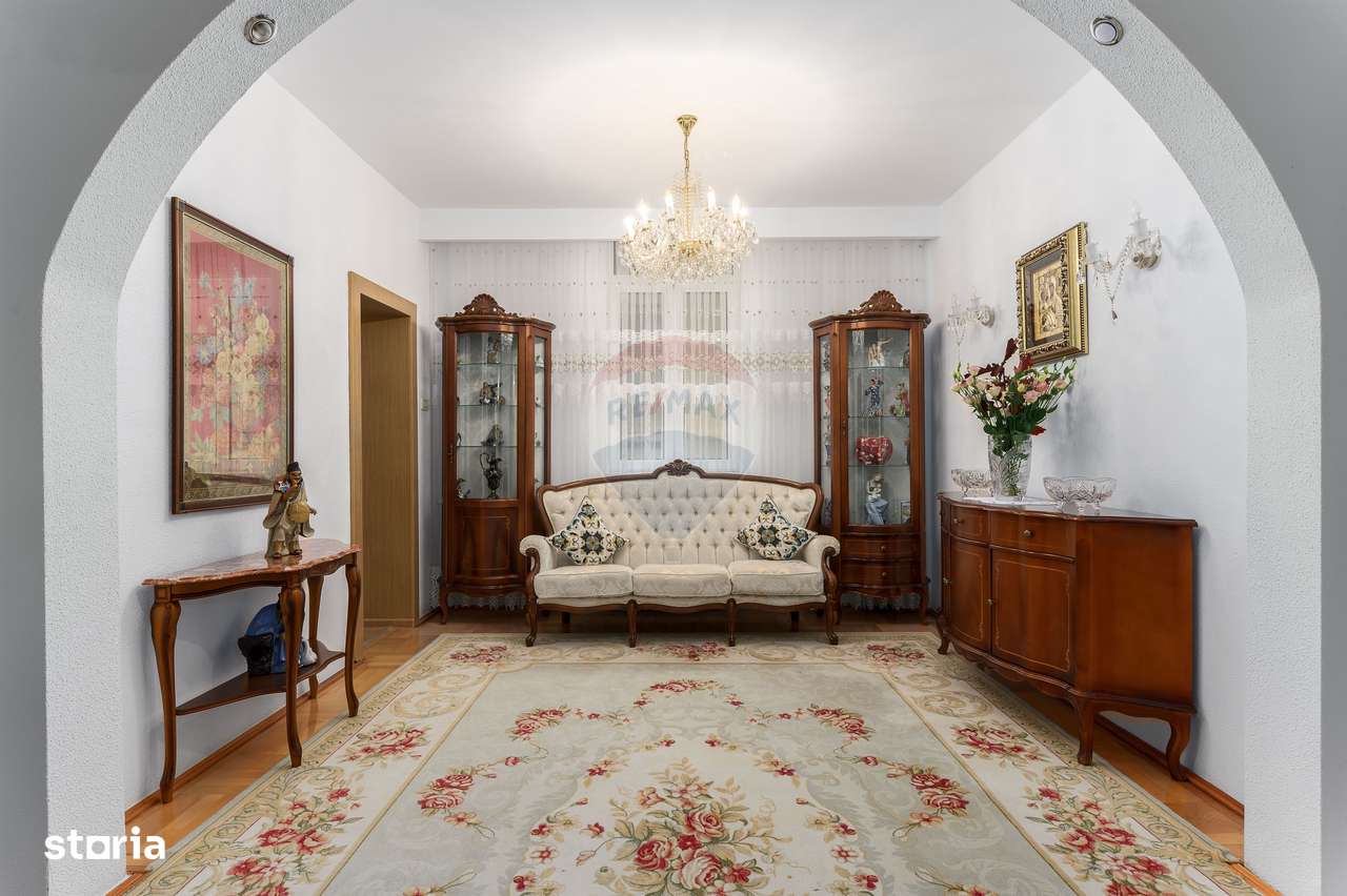 Apartament cu 5 camere in vila, curte si dependenta in Dorobanti