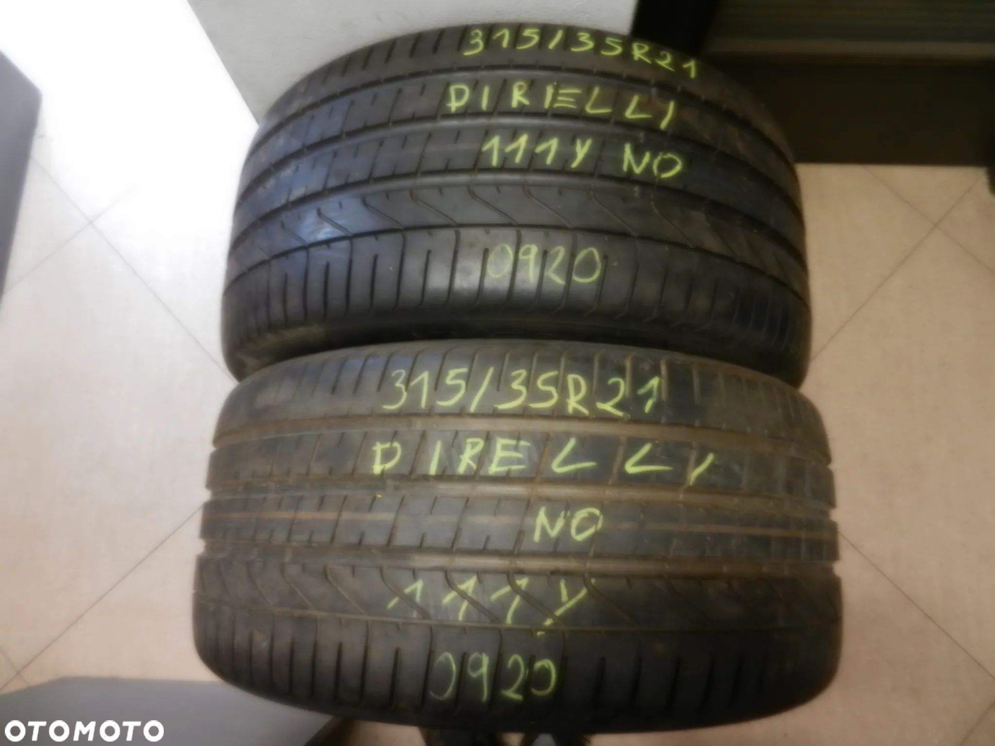 opony 315/35r21 pirelli p zero tm NO 7mm lato para - 1