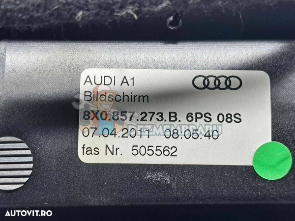 Display bord Audi A1 (8X1) [Fabr 2010-2018] 8X0857273B - 3