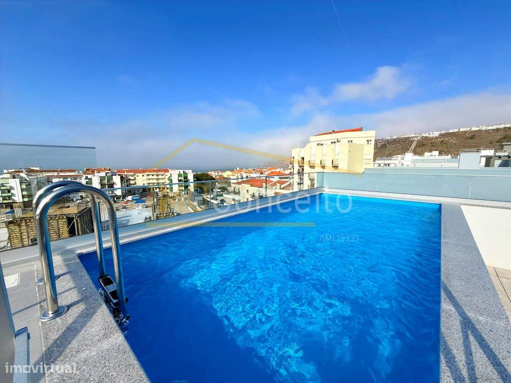 APARTAMENTO T3 NA NAZARÉ | TERRAÇO PRIVATIVO , PISCINA NO TOPO DO E...-23