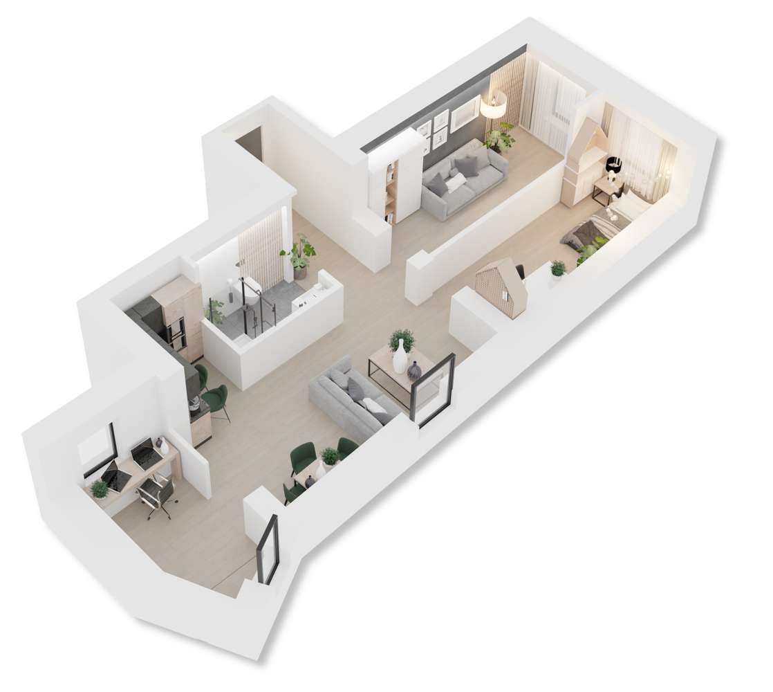 FRONT - od ulicy - Idealne 3-4 pok - Centrum-1