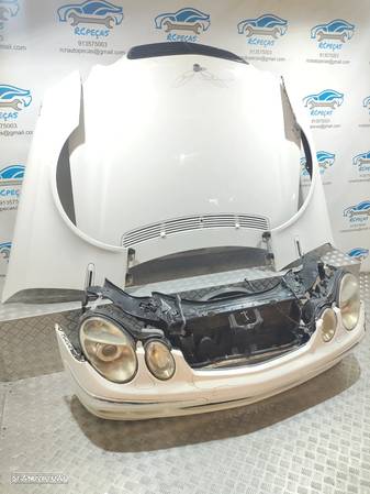 FRENTE COMPLETA MERCEDES BENZ CLASSE E W211 CAPOT PARACHOQUES GUARDA-LAMAS OTICAS XENON RADIADOR VENTILADOR FRENTE FIBRA REFORÇO - 2