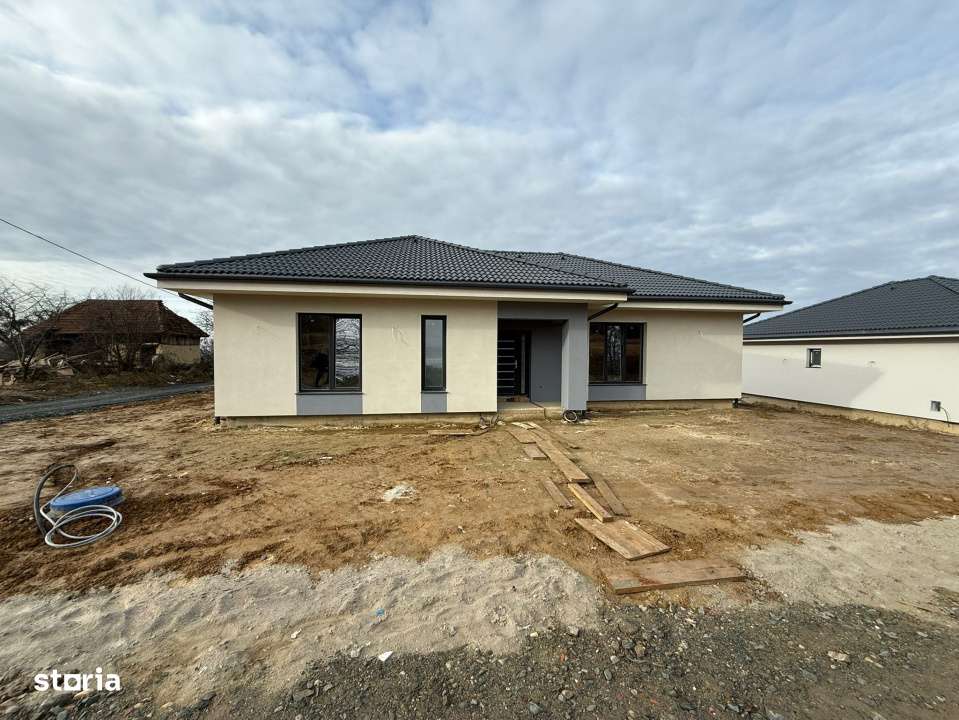 Casa noua, 114 mp utili, semifinisata – Satul Nou de Jos, tip Medite - Imagine principală: 1/18