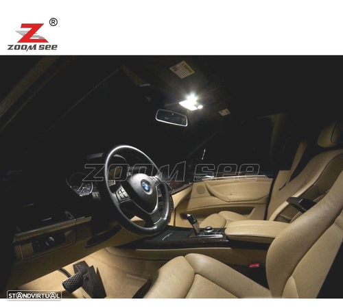 KIT COMPLETO DE 22 LÂMPADAS LED INTERIOR PARA BMW X6 E71 E72 X6 M 2008 -2014 - 4