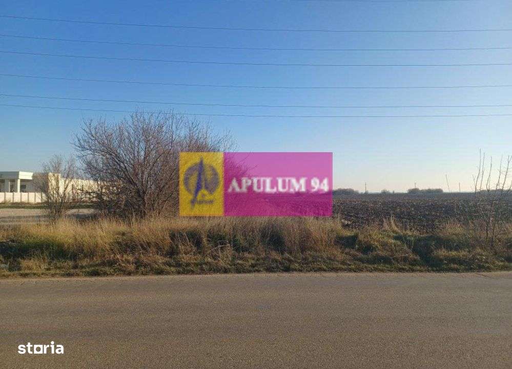 Săbăreni, teren intravilan 8800 mp, pe DJ 602, pretabil hale, depozite - Imagine principală: 1/3