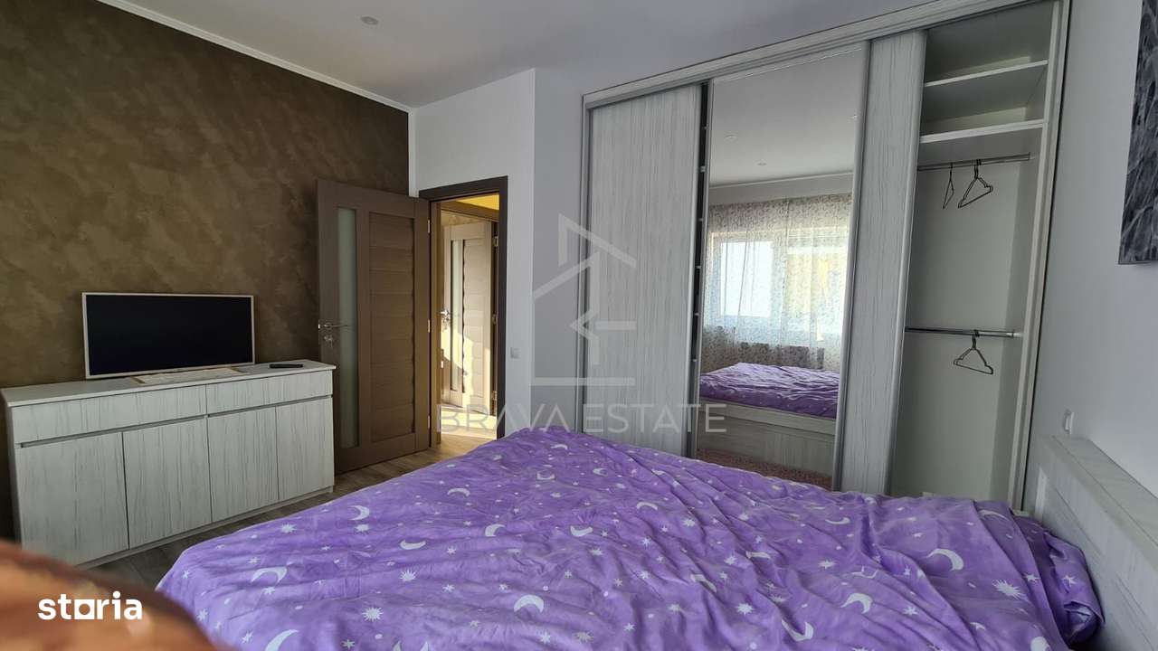 Apartament 3 camere, 80mp, mobilat, 2 balcoane, parcare, zona Terra-8