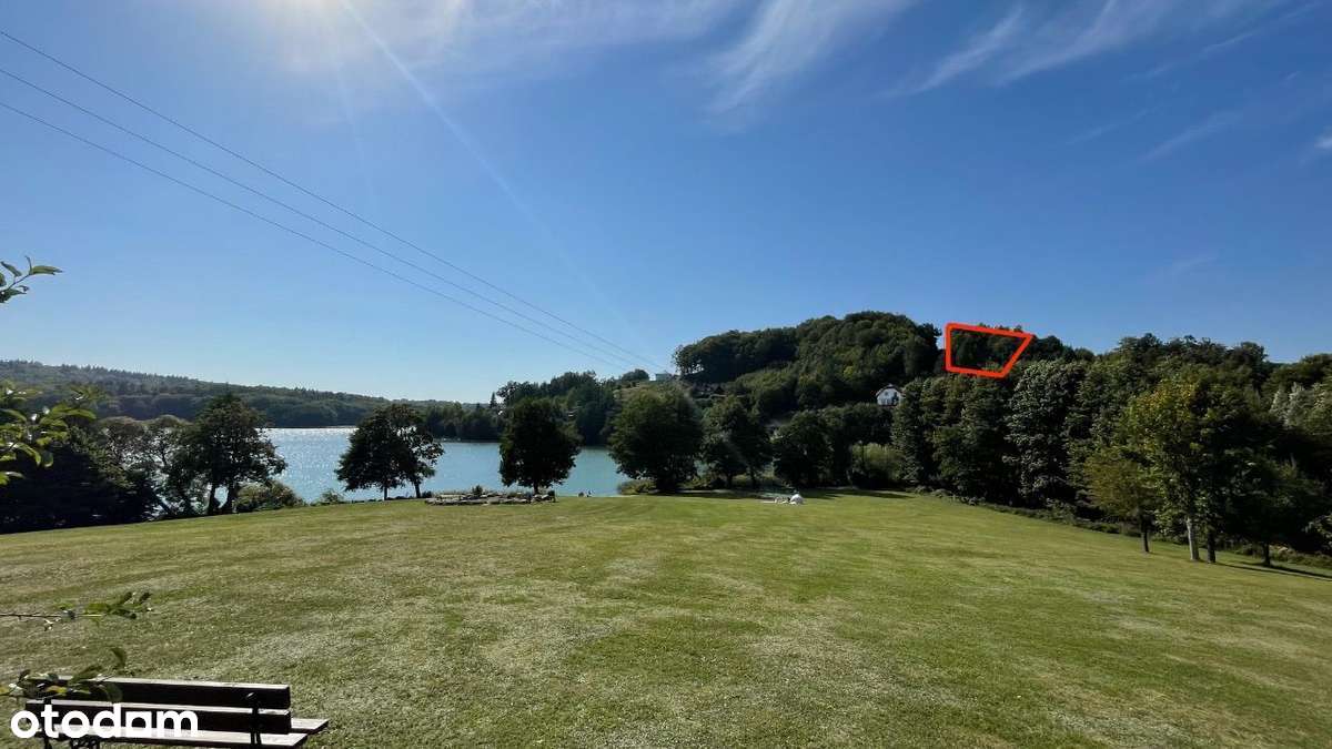 Działka budowlana Brodnica Dolna widok na jezioro, przyjęty plan zago. - Pełny obrazek: 4/10