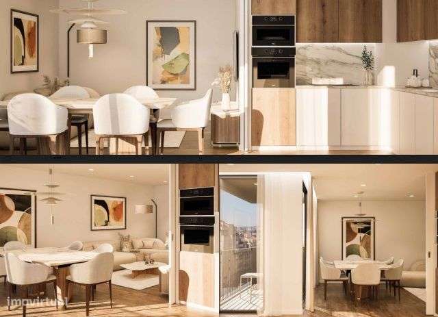 Apartamento T2 de luxo com terraço em S. João da Madeira - Grande imagem: 3/7