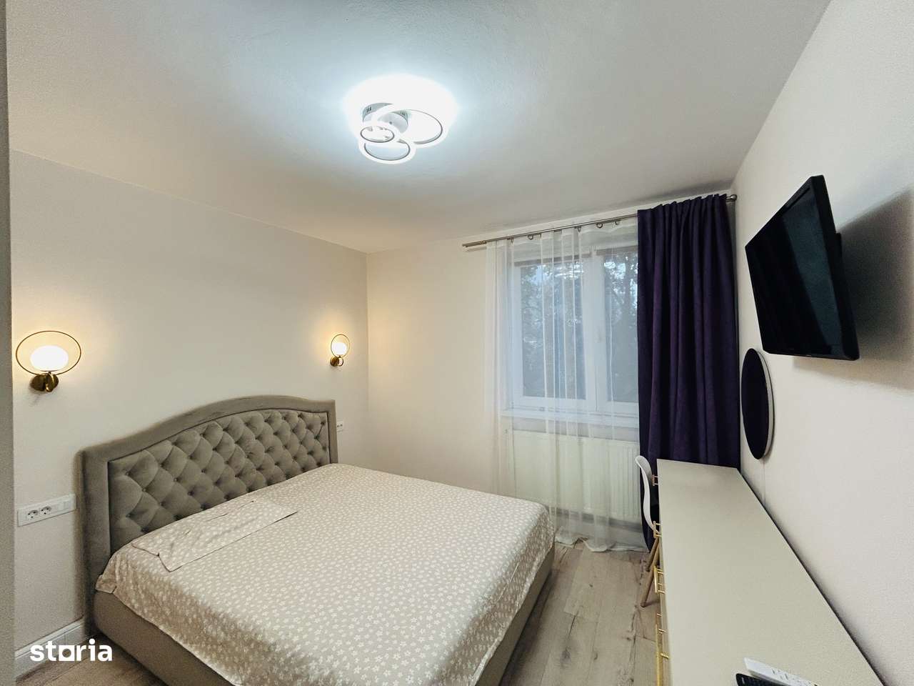 Apartament 2 camere si balcon, mobilat, utilat modern -  zona Rahovei-0