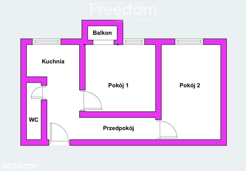 M2, ul. Wołyńska, blisko szkoły, 45m2 - Pełny obrazek: 4/5