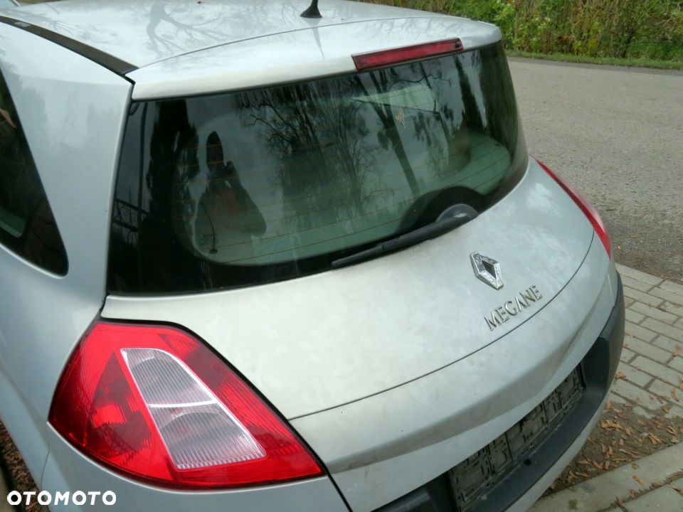 KLAPA BAGAŻNIKA TYLNA MEGANE II PH1 3D HB MV632  SREBRNY RENAULT 2002-2006 - 2