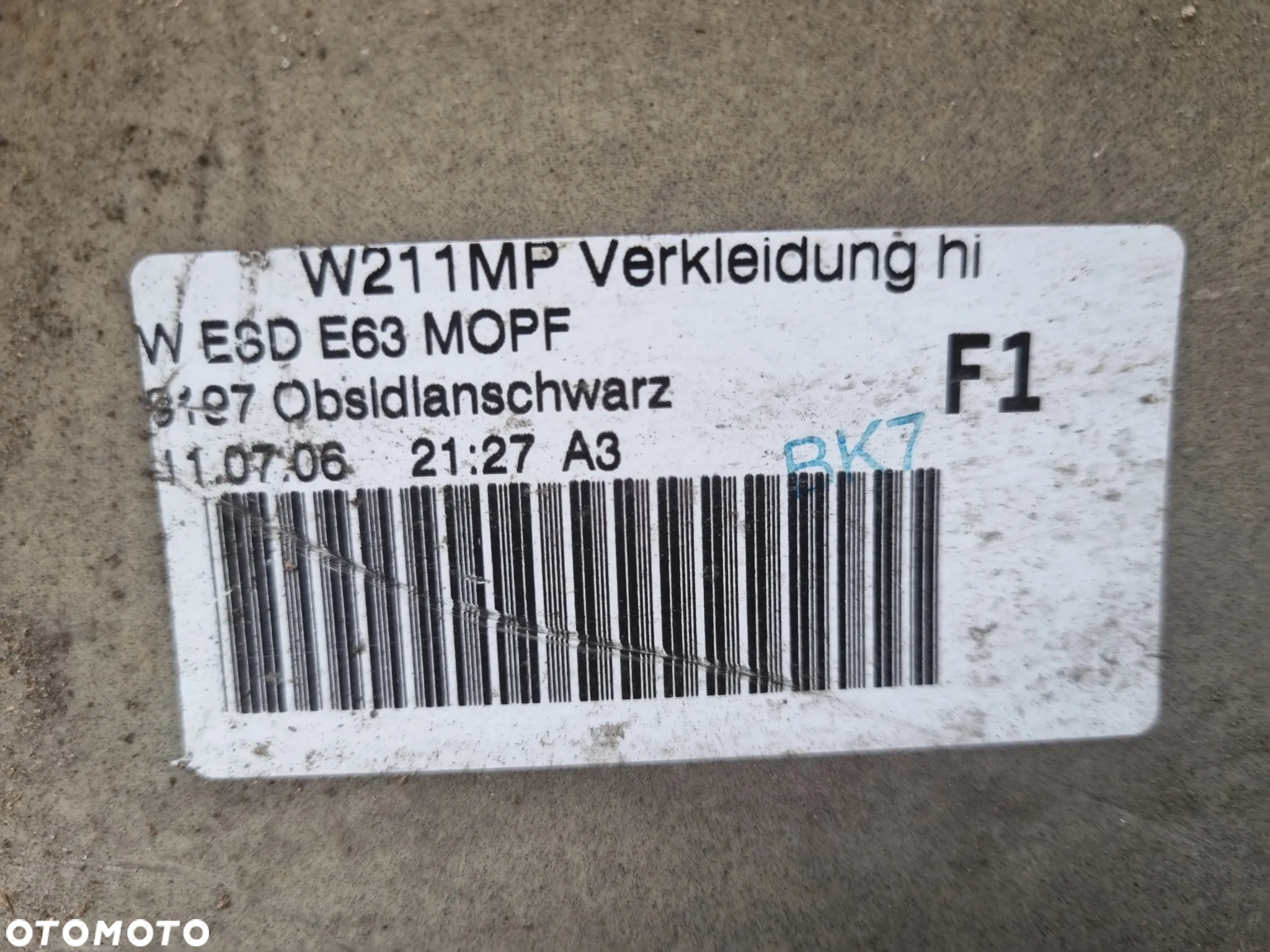MERCEDES W211 E63 AMG ZDERZAK TYLNY SEDAN - 11