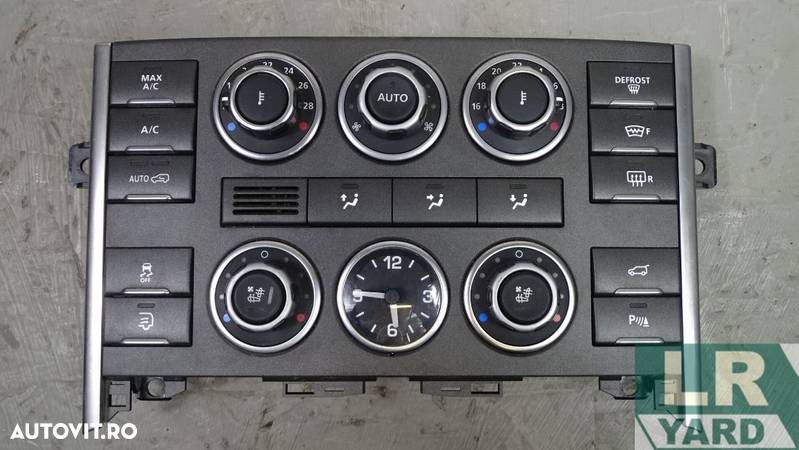 Consola centrala control clima si ceas Range Rover Vogue 4.4 TDV8 10-12 BH42-18D679-BB - 1