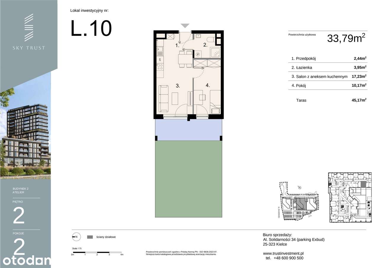 Sky Trust I​I | lokal inwestycyjny 2-pok. | L10 - Pełny obrazek: 3/8