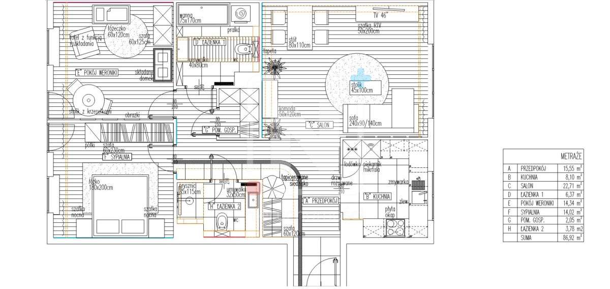 Eleganckie mieszkanie gotowe do wprowadzenia - Pełny obrazek: 5/5
