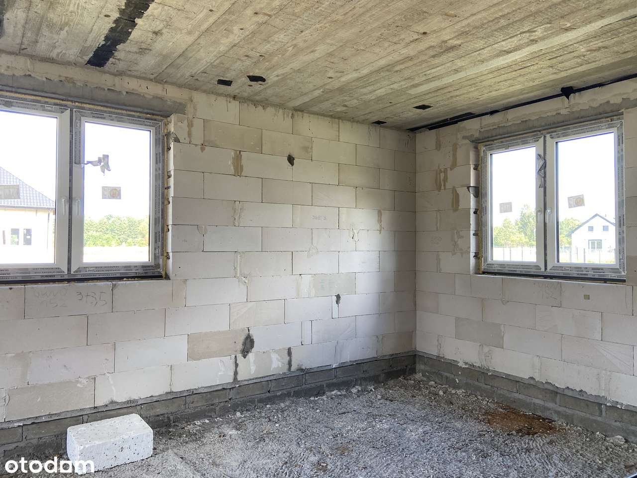 Dom wolnostojący w stanie surowym 113m2 | działka 1263m2 | Franciszków-4