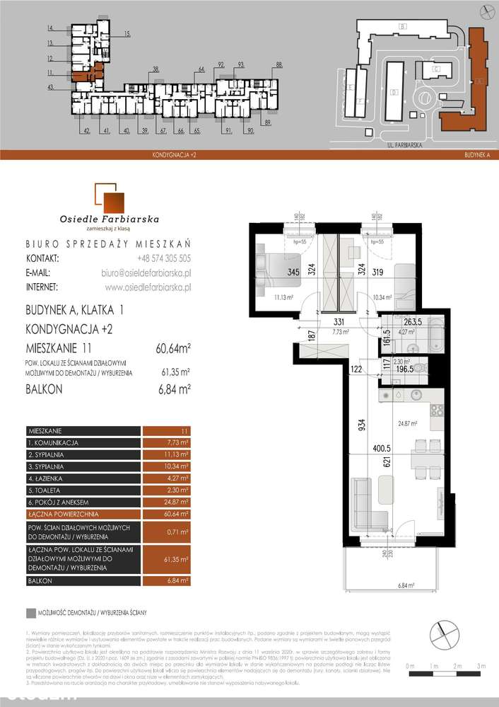 3-pokojowe mieszkanie 60m2 + balkon Bez Prowizji - Pełny obrazek: 2/6