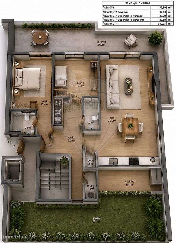 Apartamento T2 para venda-5