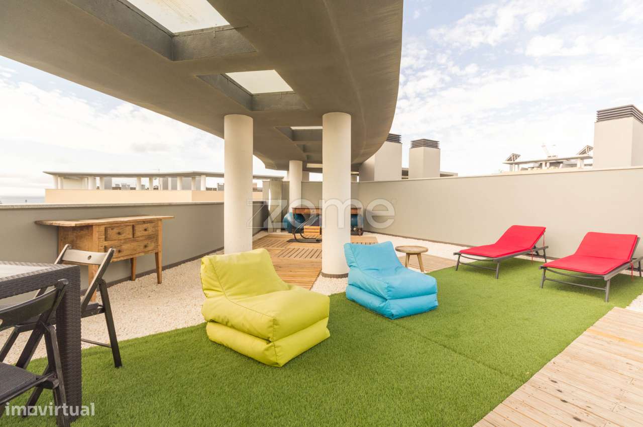 Penthouse T4 com vista mar-29