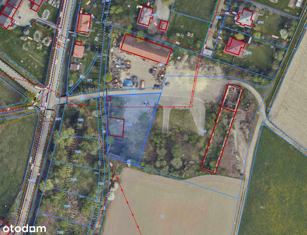 Działka przy głównej drodze Pieszyce Dolne-4