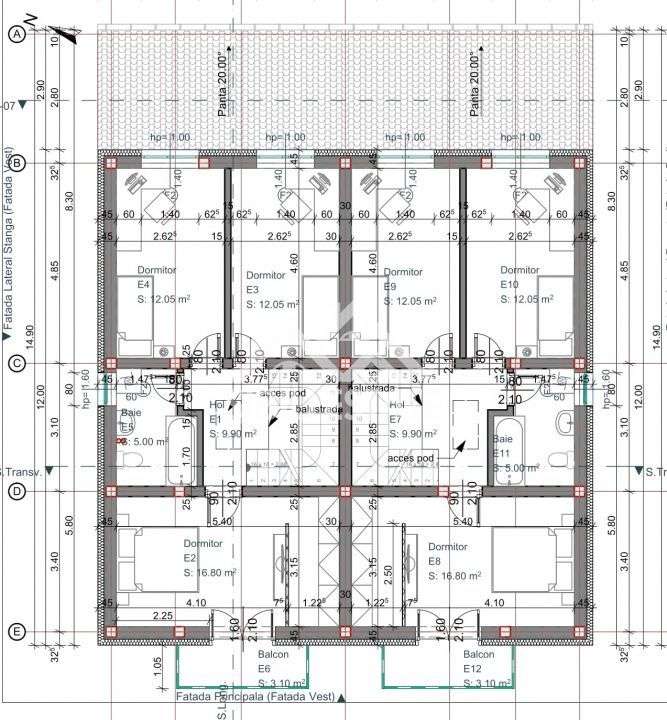 Casa 4 camere, 2 bai, curte si terasa Sibiu Calea Cisnadiei - Imagine principală: 4/8