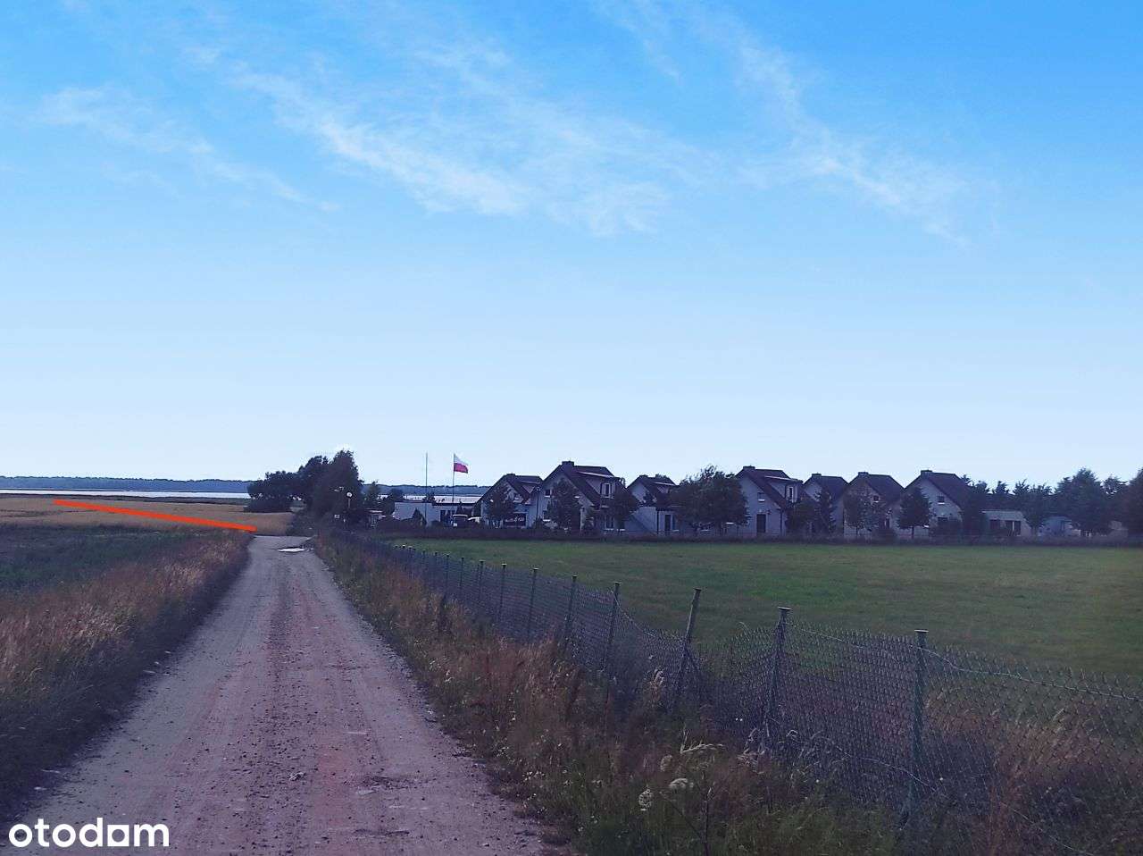 Ostatnia działka ogrodzona, widok na jezioro, do morza 5 km.-2