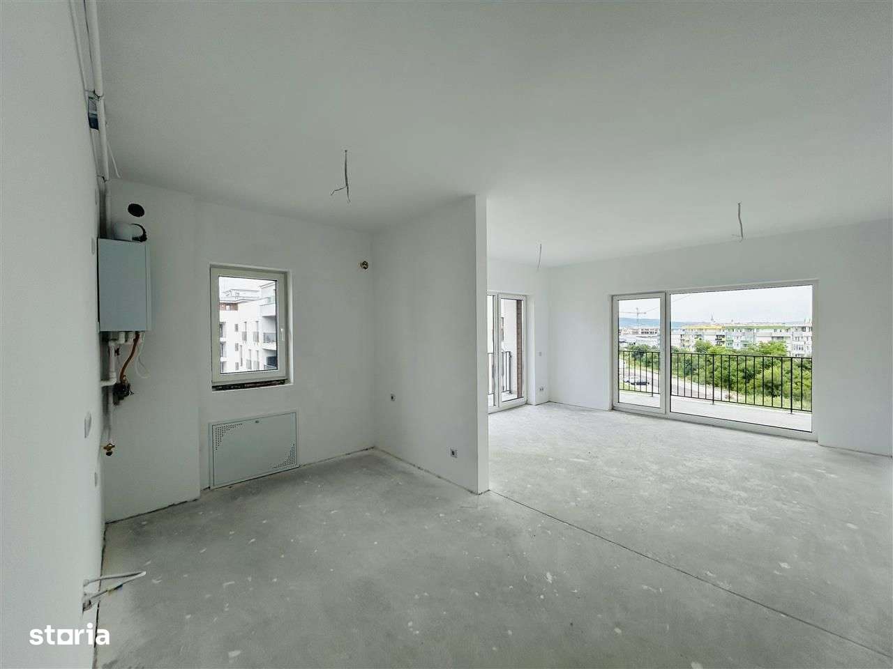 Ap 3 camere in bloc nou, cu lift, loc de parcare - 72 mp utili - Imagine principală: 4/5